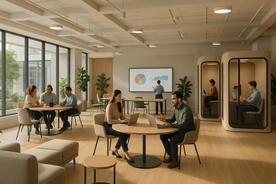How are Coworking Spaces Built for Hybrid Teams That Shift Between Home and Office?
