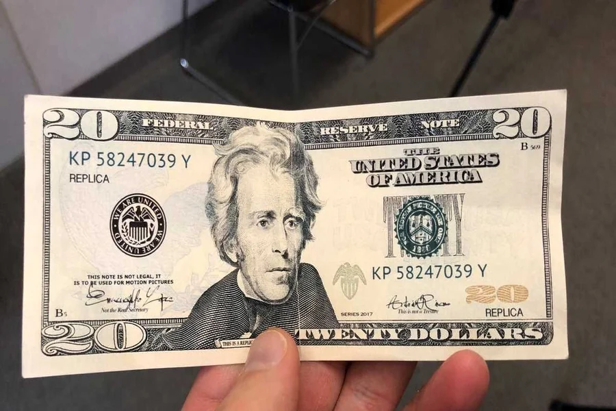 Fake 20 Dollar