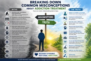 A Breaking Down Common Misconceptions About Addiction Treatment